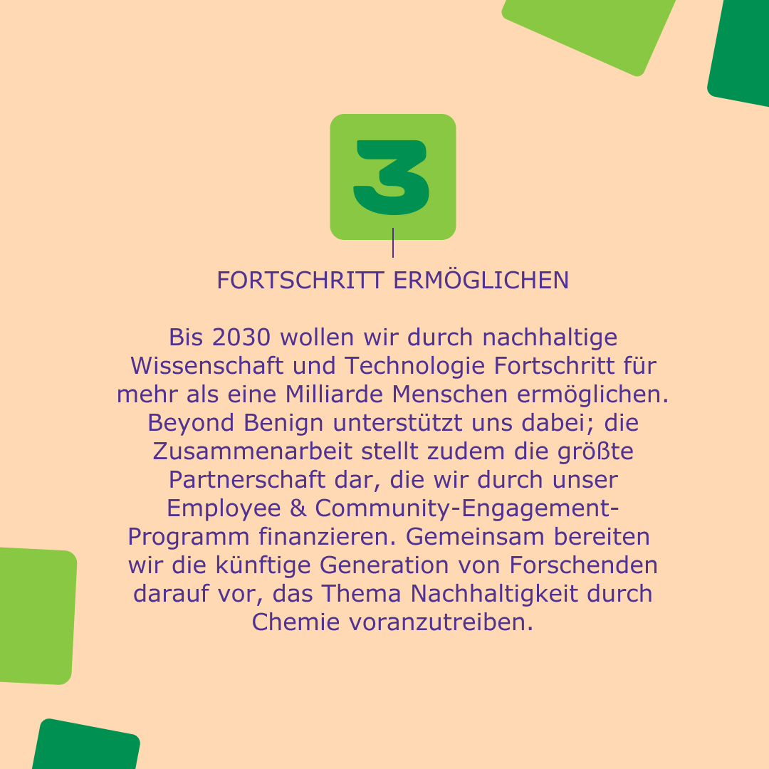 Slider – Globaler Bildungszugang zu Grüner Chemie (Textslide)